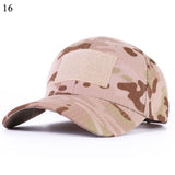 Unisex Camouflage Snapback Military Tactical Hat Patch Army Tactical Baseball Cap Unisex ACU CP Desert Camo Hats For Men Women