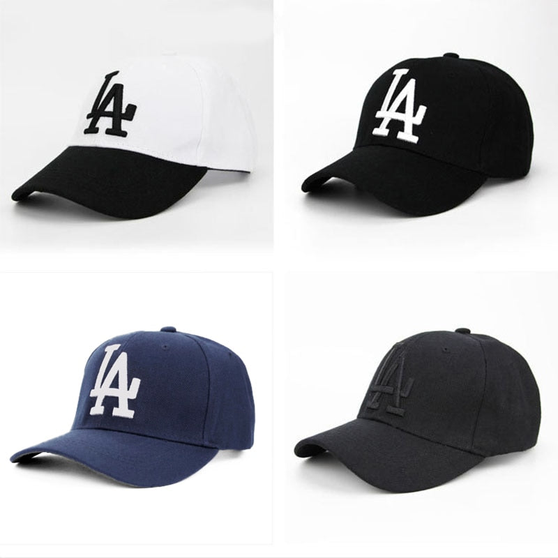 T-MAC Fashion letter Baseball Caps LA Letter Embroidery Hip Hop bone Snapback Hats for Men Women Adjustable Gorras