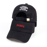 2017 ne'w wine red kendrick lamar damn cap embroidery DAMN. unstructured dad hat bone women men the rapper baseball cap