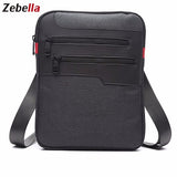 Zebella Casual Mens Messenger Shoulder Bag For iPad Satchel Nylon Travel Business Briefcase Chest Pack Handbag Sacoche Homme