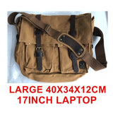 Burminsa Canvas Leather Men Messenger Bags I AM LEGEND Will Smith Big Satchel Shoulder Bags Male Laptop Briefcase Travel Handbag
