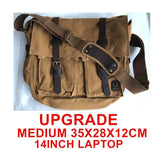 Burminsa Canvas Leather Men Messenger Bags I AM LEGEND Will Smith Big Satchel Shoulder Bags Male Laptop Briefcase Travel Handbag