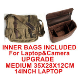 Burminsa Canvas Leather Men Messenger Bags I AM LEGEND Will Smith Big Satchel Shoulder Bags Male Laptop Briefcase Travel Handbag