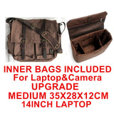 Burminsa Canvas Leather Men Messenger Bags I AM LEGEND Will Smith Big Satchel Shoulder Bags Male Laptop Briefcase Travel Handbag