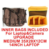 Burminsa Canvas Leather Men Messenger Bags I AM LEGEND Will Smith Big Satchel Shoulder Bags Male Laptop Briefcase Travel Handbag