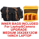 Burminsa Canvas Leather Men Messenger Bags I AM LEGEND Will Smith Big Satchel Shoulder Bags Male Laptop Briefcase Travel Handbag