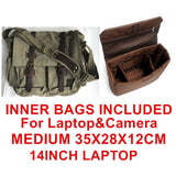 Burminsa Canvas Leather Men Messenger Bags I AM LEGEND Will Smith Big Satchel Shoulder Bags Male Laptop Briefcase Travel Handbag