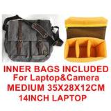 Burminsa Canvas Leather Men Messenger Bags I AM LEGEND Will Smith Big Satchel Shoulder Bags Male Laptop Briefcase Travel Handbag