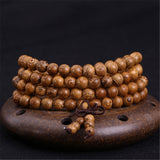 108 Wooden Beaded Bracelet Men Wenge Prayer Beads Tibetan Buddhist Mala Rosary Bracelets For Women  Wood pulsera hombre Jewelry