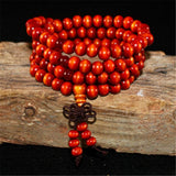 108 Wooden Beaded Bracelet Men Wenge Prayer Beads Tibetan Buddhist Mala Rosary Bracelets For Women  Wood pulsera hombre Jewelry