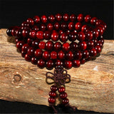 108 Wooden Beaded Bracelet Men Wenge Prayer Beads Tibetan Buddhist Mala Rosary Bracelets For Women  Wood pulsera hombre Jewelry