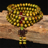 108 Wooden Beaded Bracelet Men Wenge Prayer Beads Tibetan Buddhist Mala Rosary Bracelets For Women  Wood pulsera hombre Jewelry