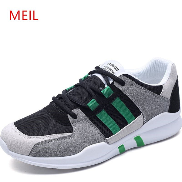 MEIL new 2018 men air mesh light flat casual shoes white color guys breathable shoesmens trainers tenis masculino adulto