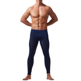 2018 Autumn New Men Thin Sleep Bottoms Soft Underwear Pants Stretch  Thin Lifting Tights Underwears Pants Autumn Ice Silk si0