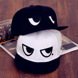 Unisex Cartoon Eyes Flat Print  Men Women Baseball Hats Hip-hop Cap Snapback Adjustable Hat