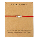 Love Hearts Infinity Wish Charms Adjustable Bracelets Red String Rope Women Men Unisex Trendy Handmade Jewelry Christmas Gift
