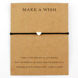 Love Hearts Infinity Wish Charms Adjustable Bracelets Red String Rope Women Men Unisex Trendy Handmade Jewelry Christmas Gift