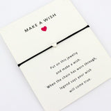 Love Hearts Infinity Wish Charms Adjustable Bracelets Red String Rope Women Men Unisex Trendy Handmade Jewelry Christmas Gift