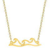 QIAMNI Mountain Range Pendant Necklace for Women Men Outdoor Travel Jewelry Climbing Lover Gifts Mountains Are Calling Necklace