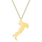 QIAMNI Mountain Range Pendant Necklace for Women Men Outdoor Travel Jewelry Climbing Lover Gifts Mountains Are Calling Necklace