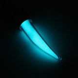 Luminous Metal Tooth Pendant Manmade Leather Necklaces for Men Mens Pendant Necklace Wholesale Surfer Jewelry 10mm 20inch