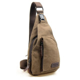 Hot 2019 men canvas good quality chest bag casual messenger bags military handbags design practical shoulder bags for male qn036