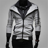 Bigsweety Fashion 2018 New Autumn Winter Men's Jacket Male Color Matching Jacket Male's Hooded Coat Outwear
