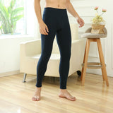 2019 Fashion Men Underwear Pants New Slim Solid Polyester Leggings Keep Warm Thin Trouser Casual Cozy Leggings
