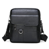 JEEP BULUO Luxury Brand Men Messenger Bags Crossbody Business Casual Handbag Male Spliter Leather Shoulder Bag Large Capacity
