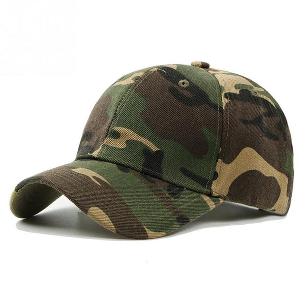 New Fashion Adjustable Unisex Army Camouflage Camo Cap Casquette Hat Baseball Cap Men Women Casual Desert Hat #H1020
