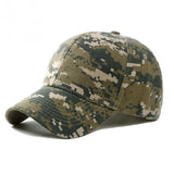 New Fashion Adjustable Unisex Army Camouflage Camo Cap Casquette Hat Baseball Cap Men Women Casual Desert Hat #H1020