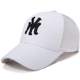 Spring Summer Unisex Baseball Caps Letter Mesh Cap Fashion Solid Embroidery Adjustable Hat Women Men Cotton Casual Hats CP0113