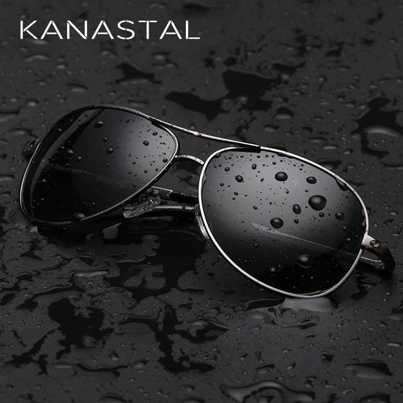 KANASTAL Classic Pilot Sunglasses Polarized Men Women Aviation Sunglasses Brand Desinger Driving Sun Glasses UV400 Free Shipping