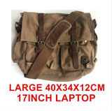 Burminsa Canvas Leather Men Messenger Bags I AM LEGEND Will Smith Big Satchel Shoulder Bags Male Laptop Briefcase Travel Handbag