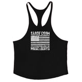 New Arrivals Bodybuilding stringer tank top Superman Gyms sleeveless shirt men Fitness Vest Singlet sportswear workout tanktop