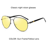 Psacss Classic Pilot Photochromic Sunglasses Men Driving Clear Polarized Lens Sun Glasses Male Vintage Brand Sunglass Oculos UV