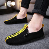 Summer Men's Casual Social Spirit Guy Canvas Shoes Peas Shoes A Pedal Korean Version Of The Tide Shoes