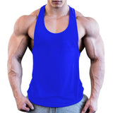 Gym Men Muscle Sleeveless Shirt Tank Top Bodybuilding Sport Fitness Workout Vest