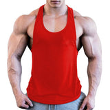 Gym Men Muscle Sleeveless Shirt Tank Top Bodybuilding Sport Fitness Workout Vest